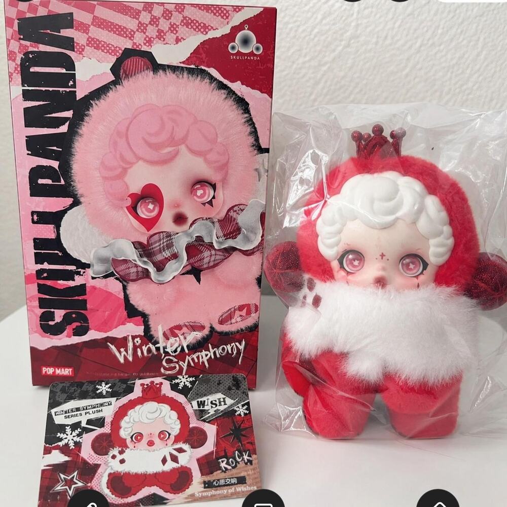 Authentic pop mart skullpanda winter